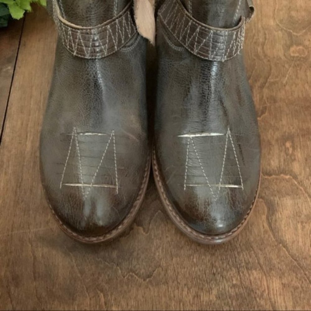 NWT Bed Stu Yellowstone Leather Moto Booties | 7.5 - Picture 6 of 7